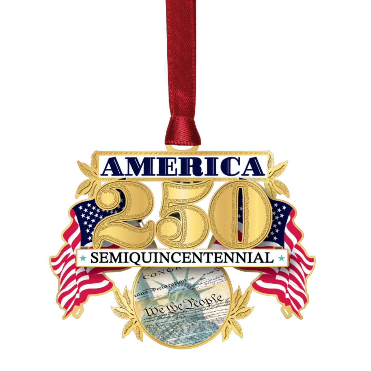 250 Anniversary Ornament Set