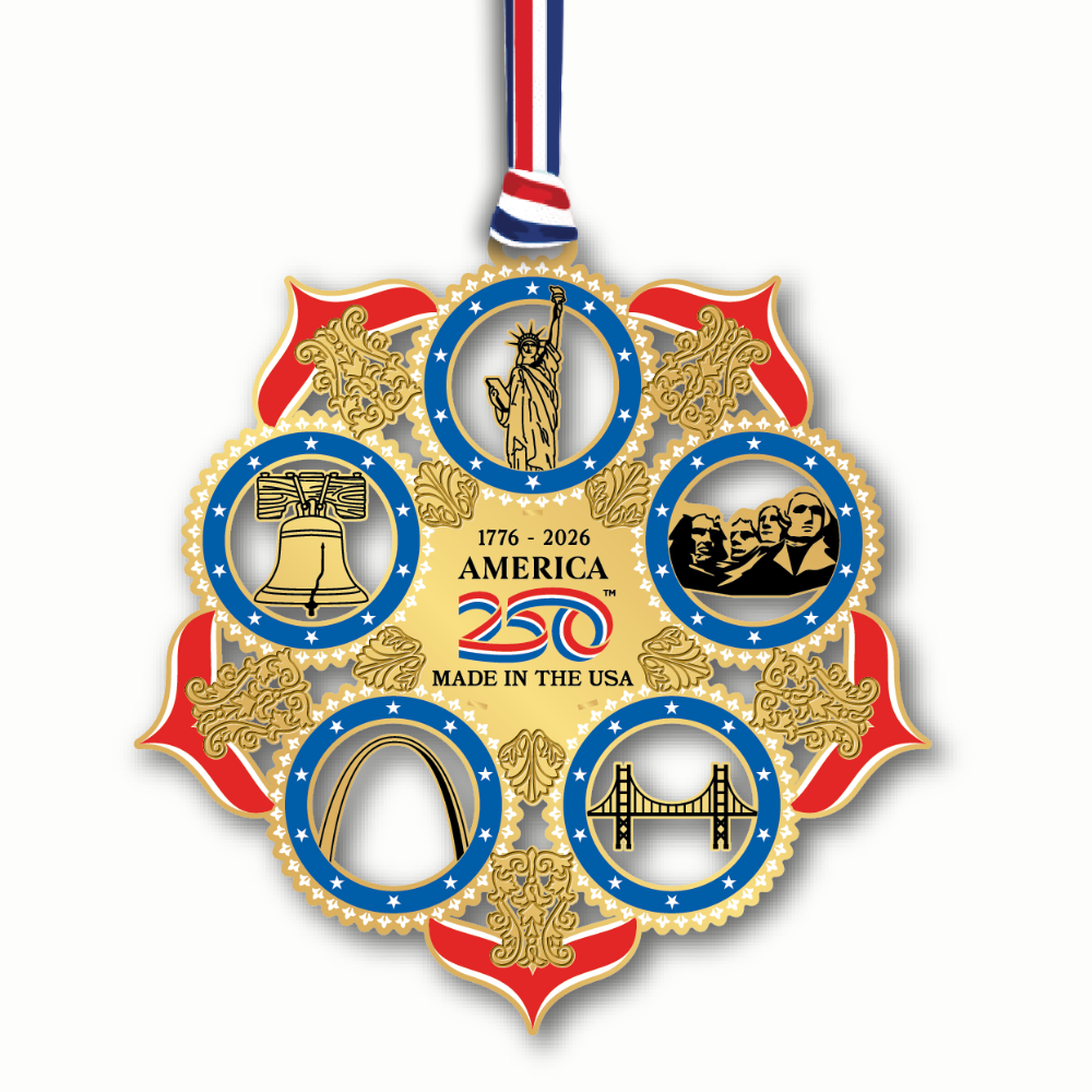America250 Icons Keepsake Ornament