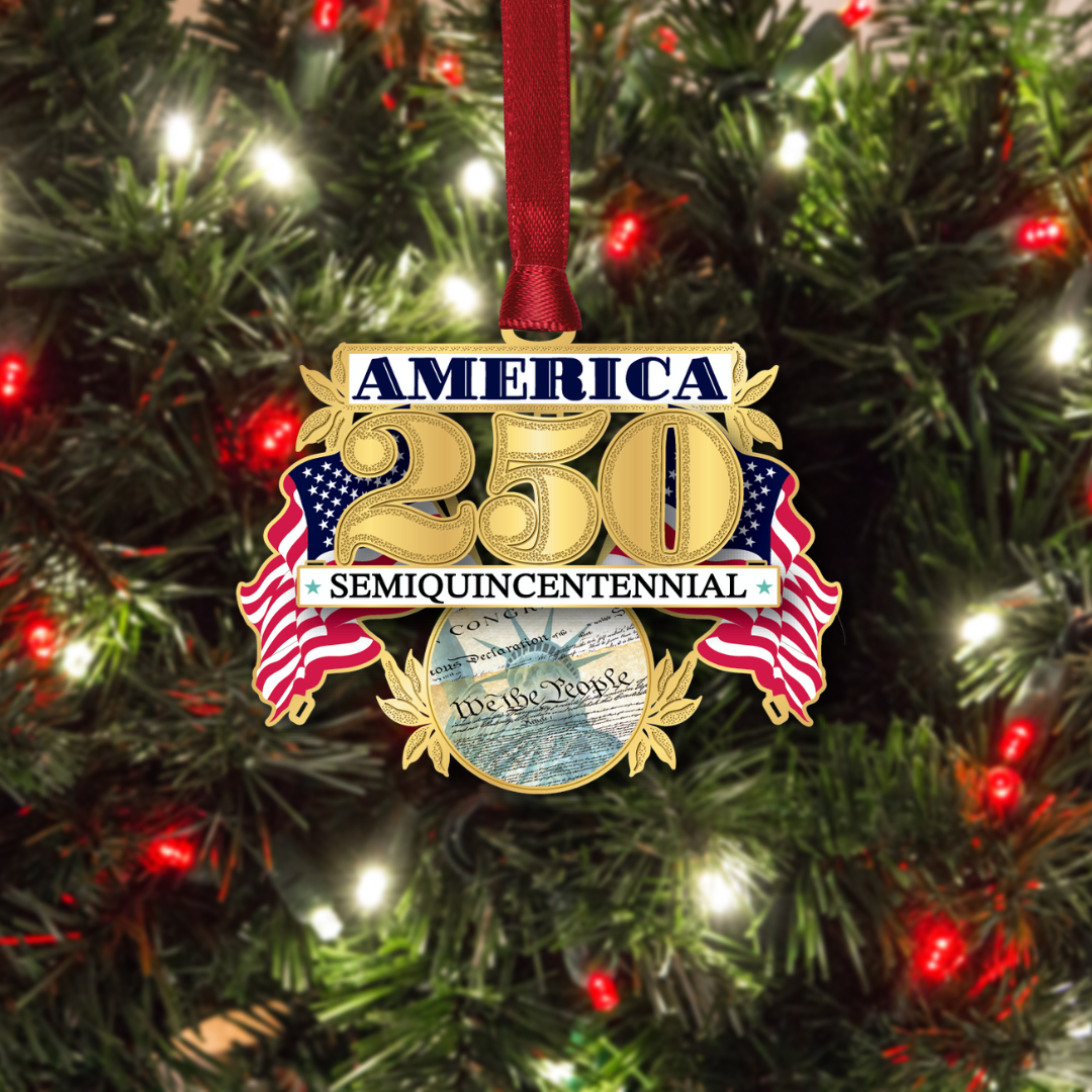250 Anniversary Ornament Set