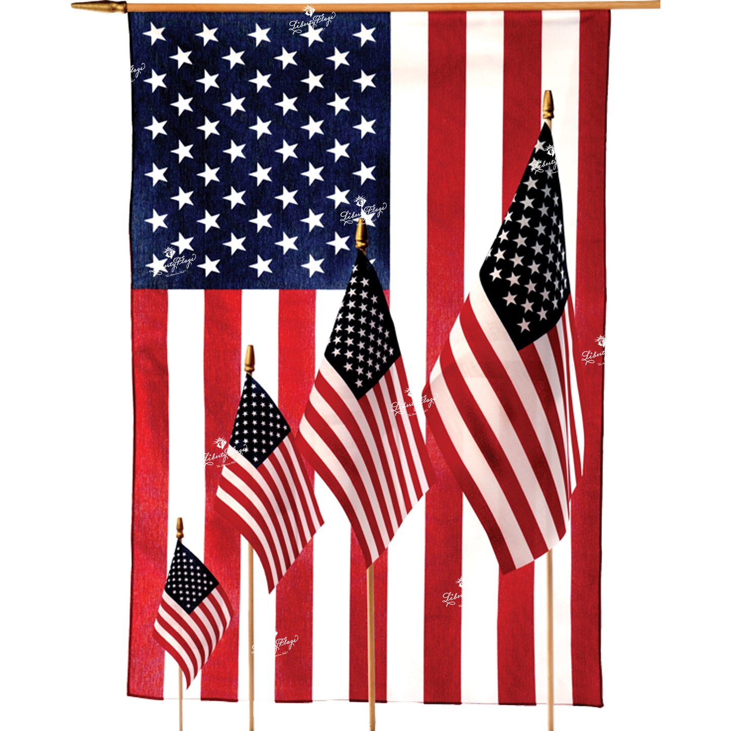 American Stick Flags - Economy