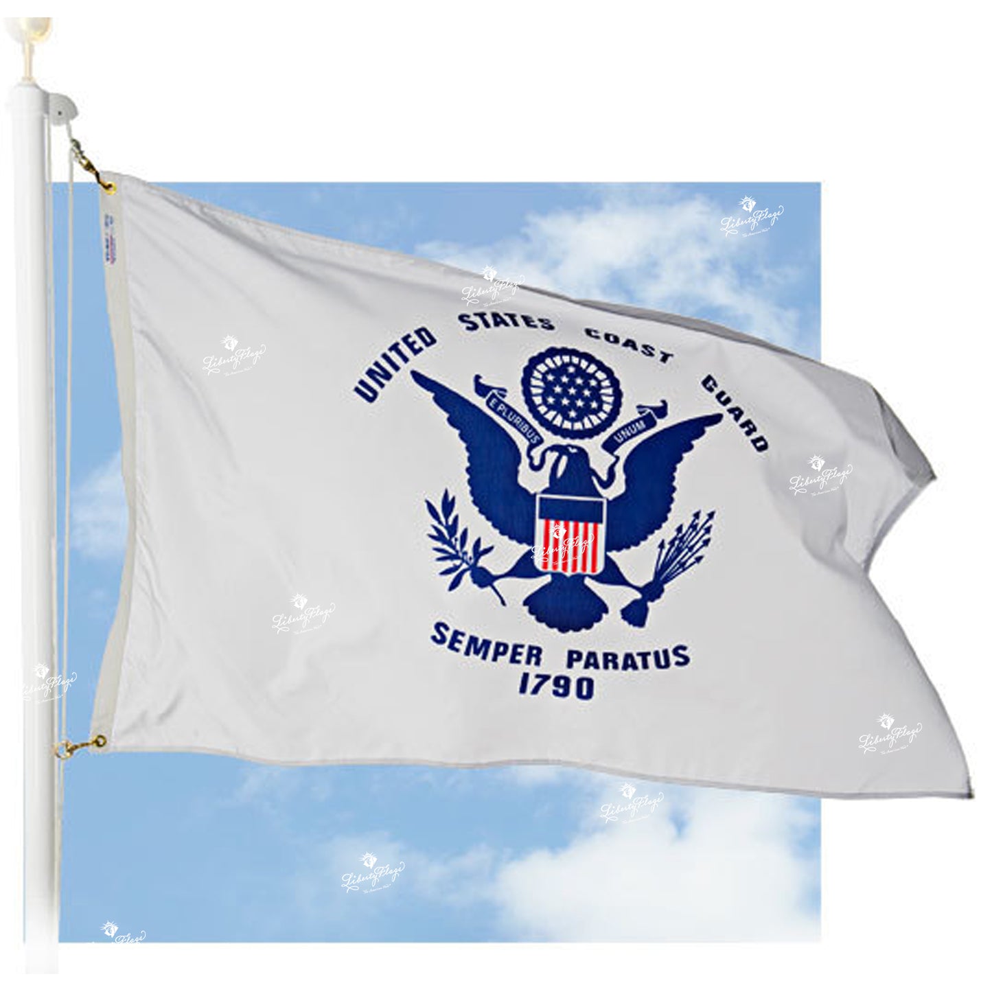 Military Nylon Outdoor Flags -  Set of 5 flags