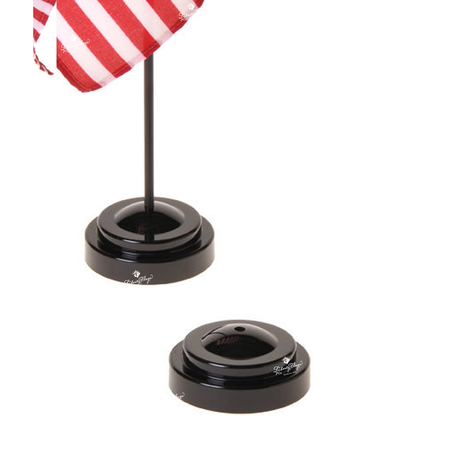 Display Bases for 4"x6" Flags - 1 to 7 Capacity