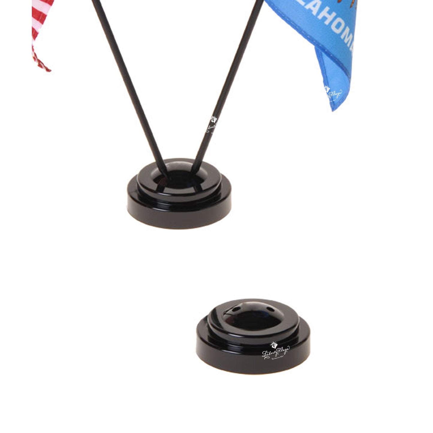 Display Bases for 4"x6" Flags - 1 to 7 Capacity