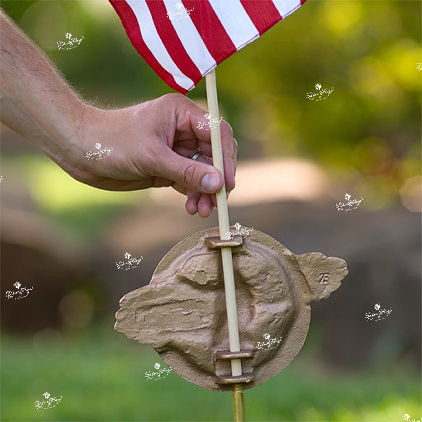 Grave Markers - Flag Holders - Vietnam