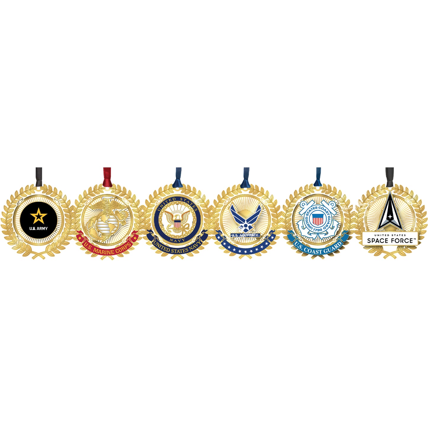U.S. Military Ornament Complete Filigree Sets