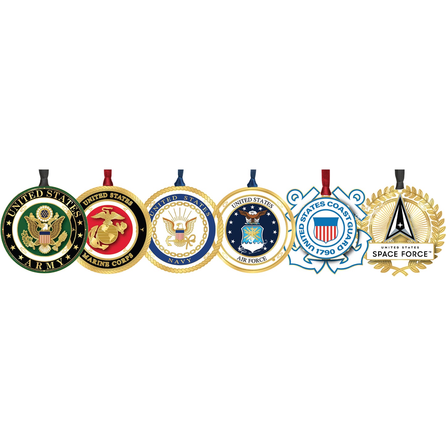 U.S. Military Ornament Complete Seal Sets