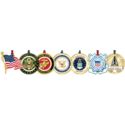 U.S. Military Ornament Complete Seal Sets