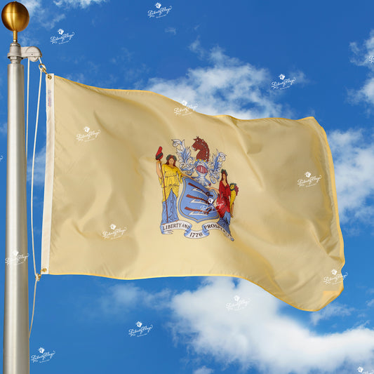 New Jersey Polyester Outdoor Flags