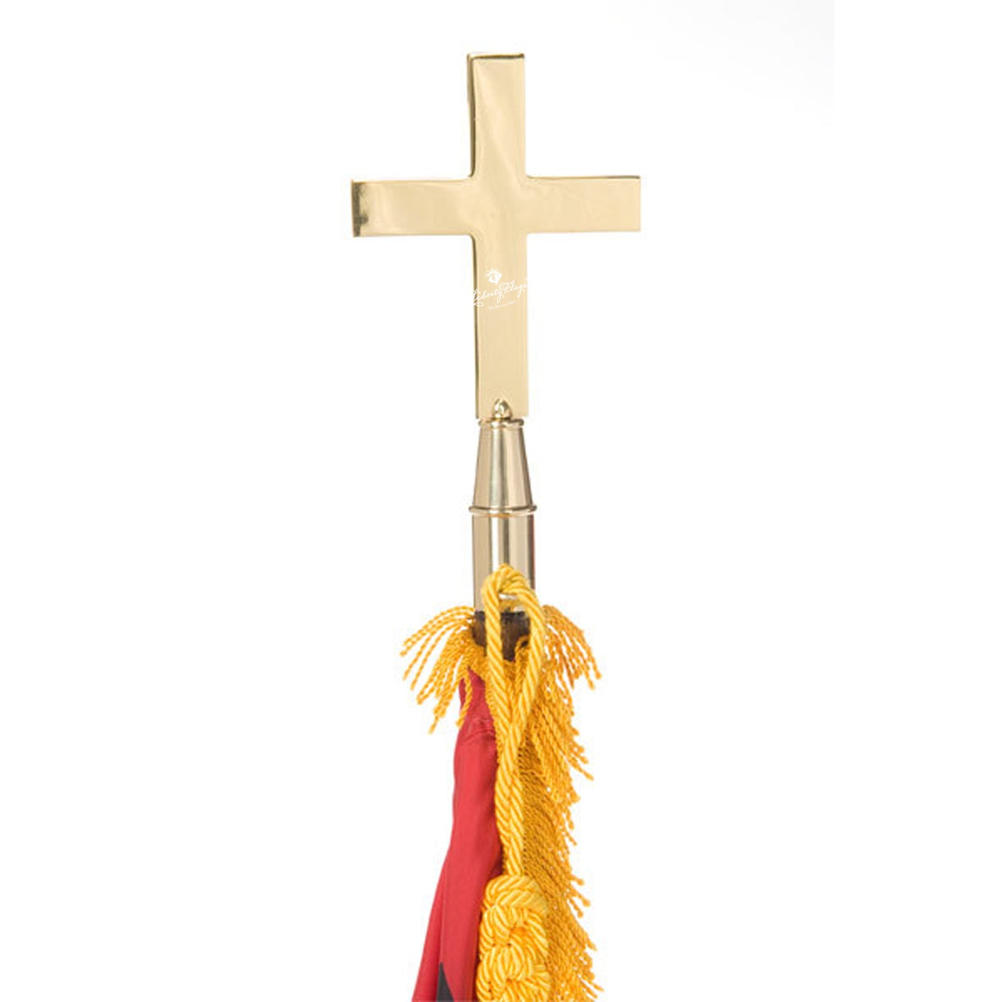 Ceremonial Flagpole Ornament - Plain Church Cross