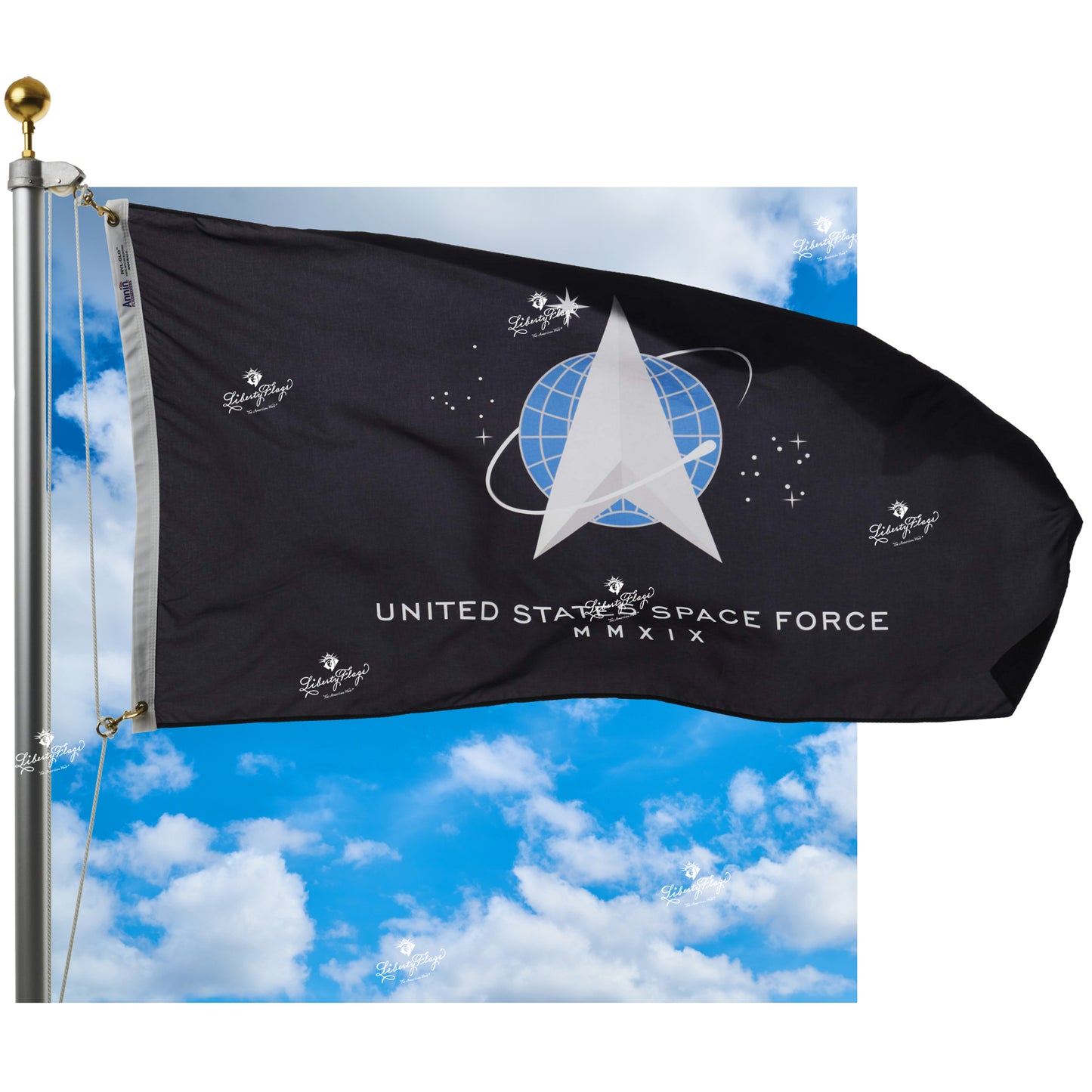 Military Nylon Outdoor Flags - Set of 6 flags only