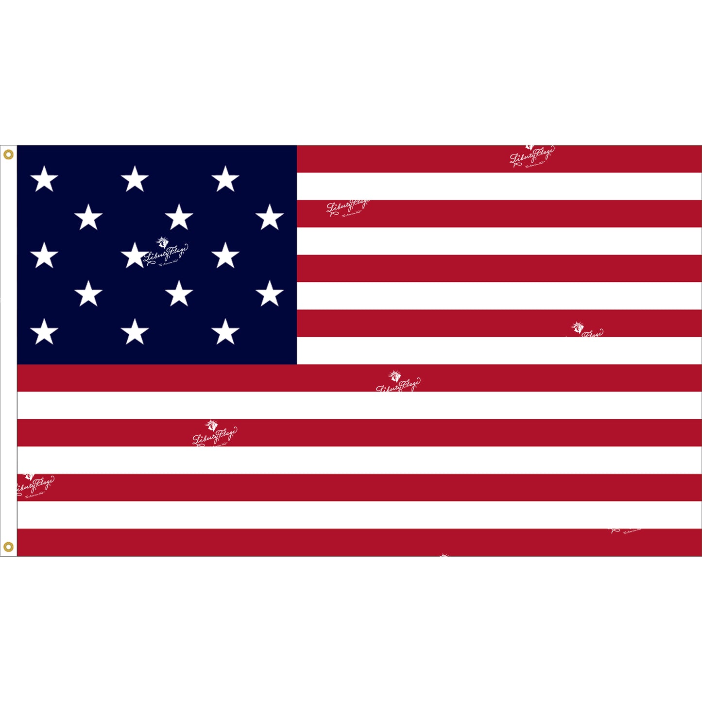 15 Star Outdoor Historic U.S. Flags 1795