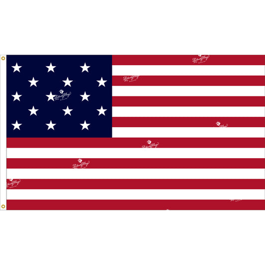 15 Star Outdoor Historic U.S. Flags 1795