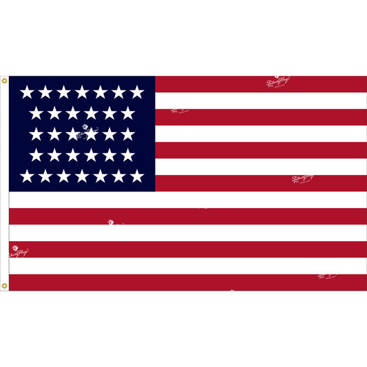32 Star Outdoor Historic U.S. Flags 1856