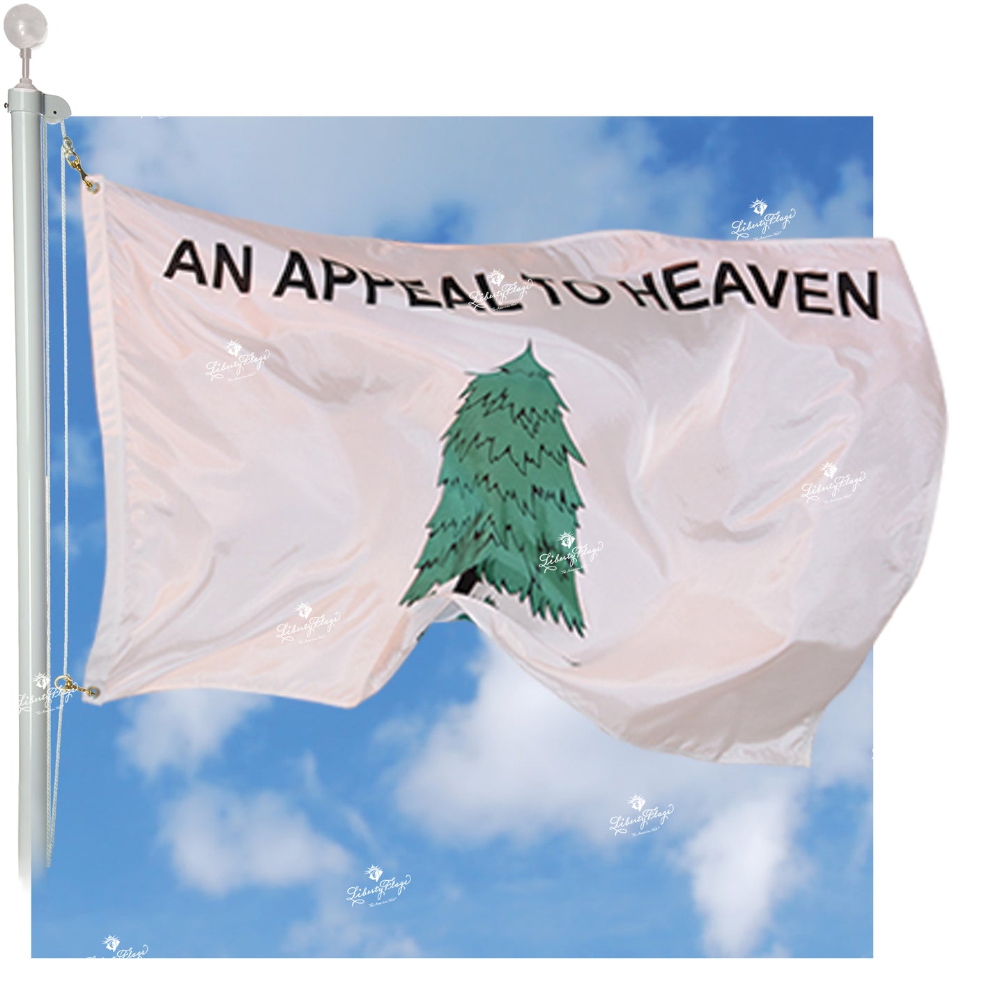Pine Tree Washington Cruisers "An Appeal to Heaven" Outdoor Flag