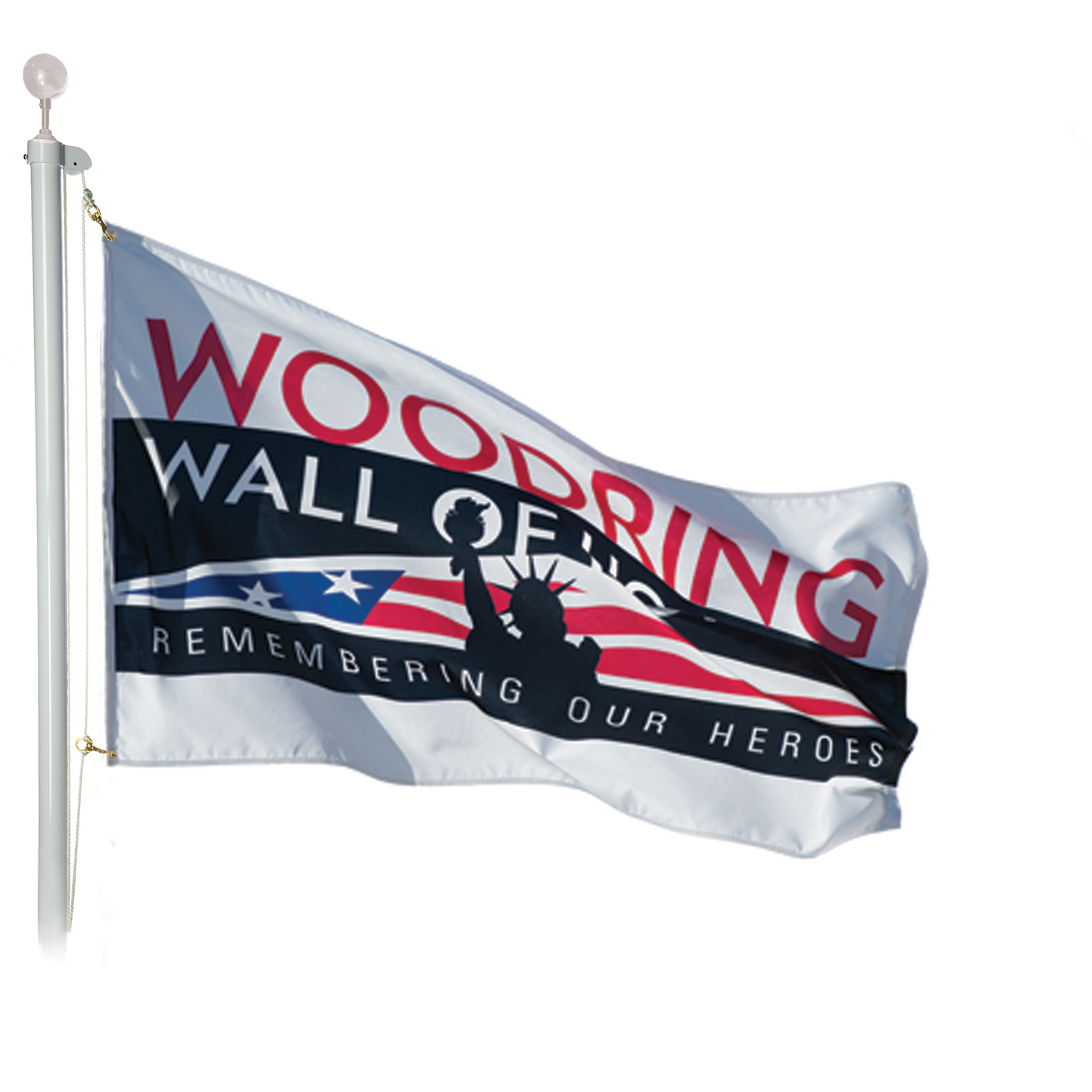 Corporate Logo Flags - Custom, Rectangular