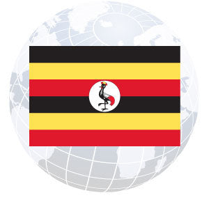 Uganda Outdoor Flags