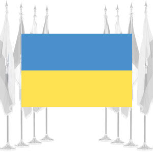 Ukraine Ceremonial Flags