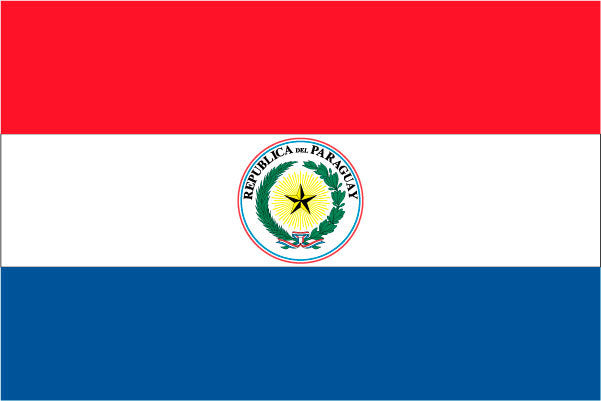 Paraguay Ceremonial Flags