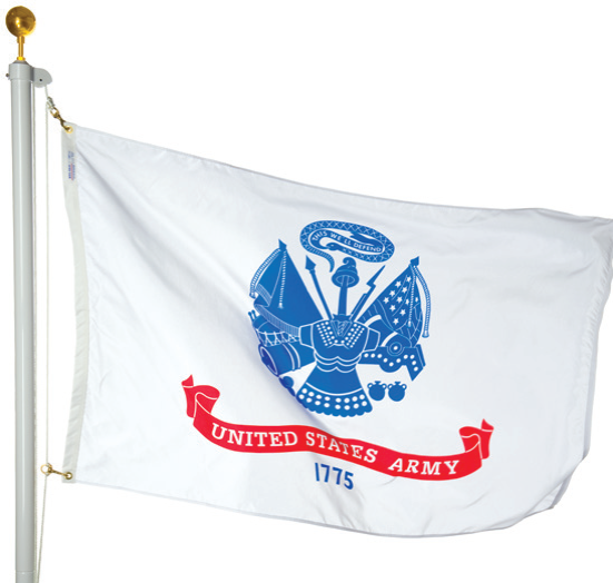 Military Polyester Outdoor Flags - Set of 5 flags only