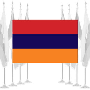 Armenia Ceremonial Flags