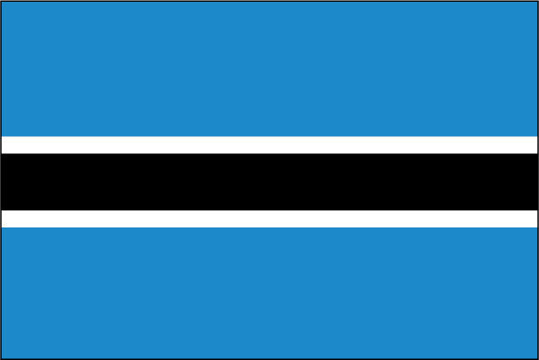 Botswana Outdoor Flags