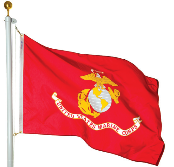Military Polyester Outdoor Flags - Set of 5 flags only