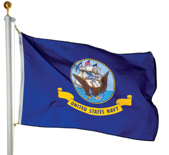 Military Polyester Outdoor Flags - Set of 5 flags only