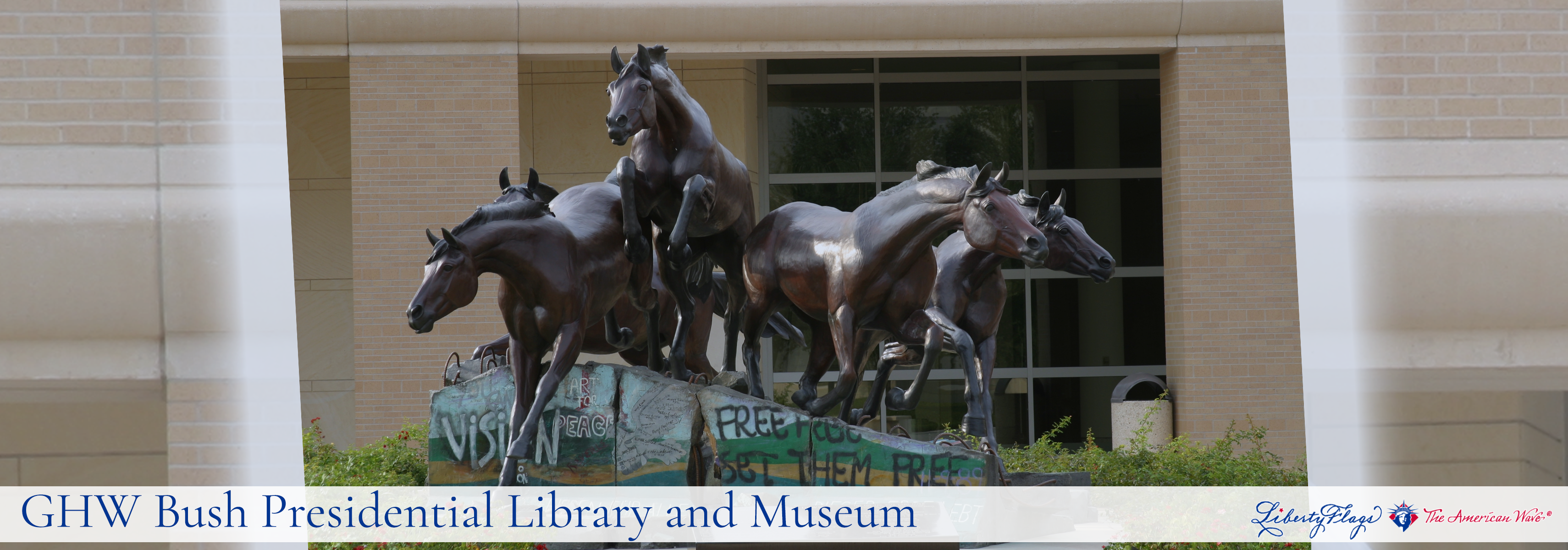 The George Bush Presidential Library and Museum – LibertyFlags.com
