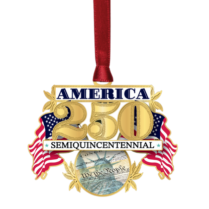 250 Anniversary Ornament Set