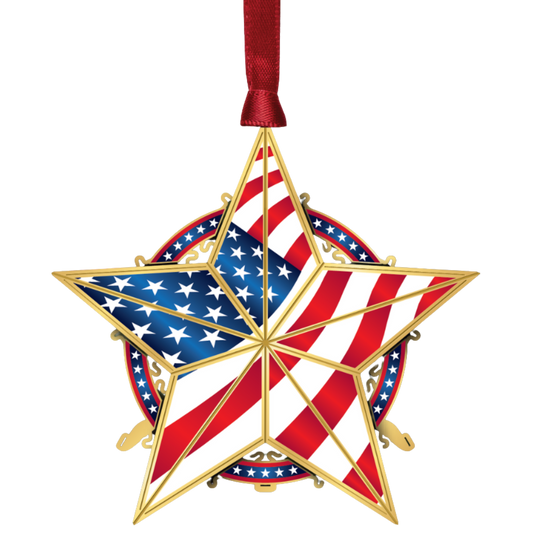 Patriotic Star Ornament