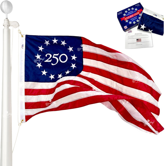Betsy Ross America 250 Outdoor Flags