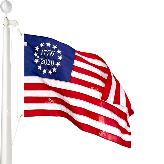 Betsy Ross Semiquincentennial 1776-2026 Outdoor Flags