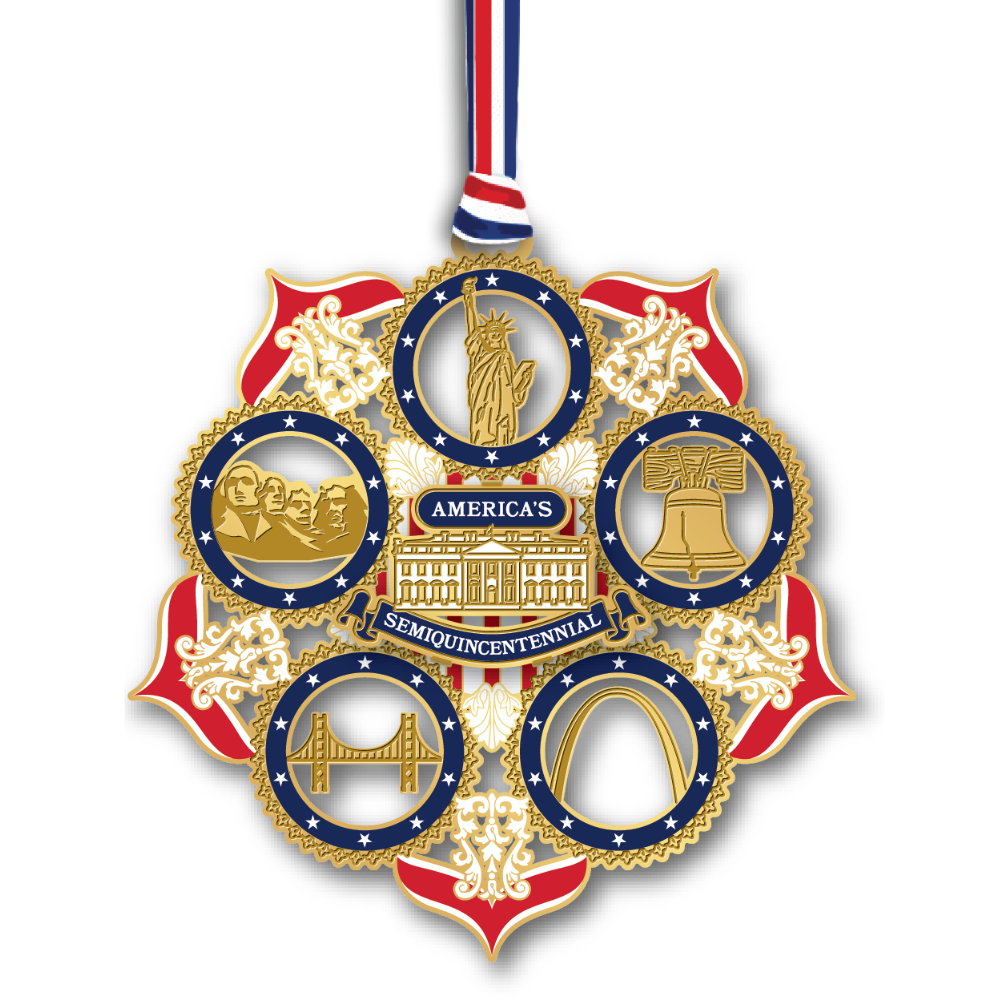 America250 Icons Keepsake Ornament