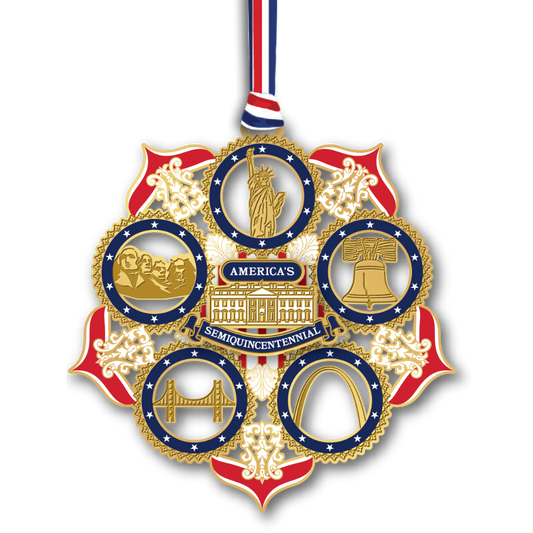 America250 Icons Keepsake Ornament