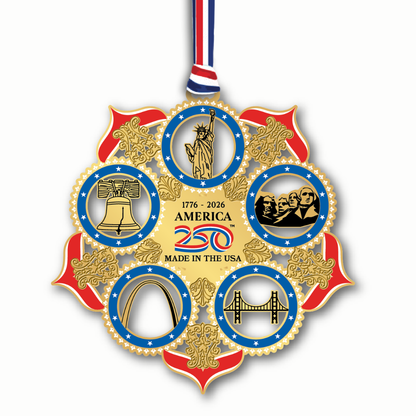 America250 Icons Keepsake Ornament