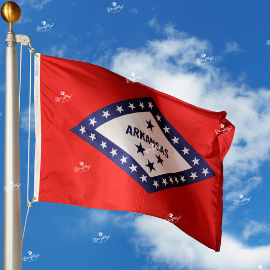 Arkansas Polyester Outdoor Flags