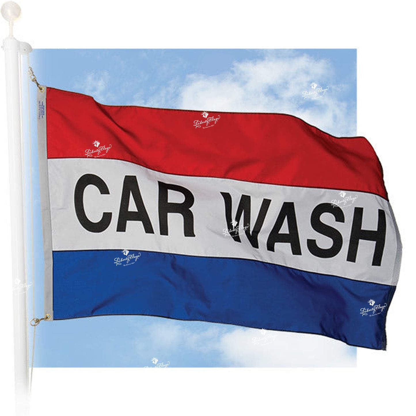 Message Flags - Car Wash