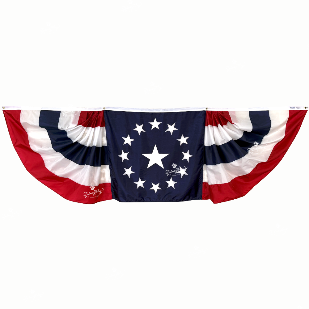 Classic Colonial Star Betsy Ross Bunting