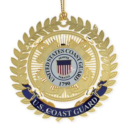 Coast Guard Filigree Ornament