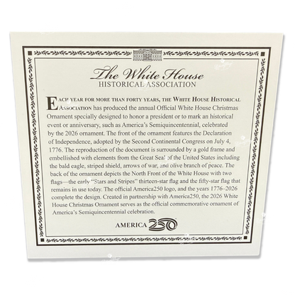 A250 Declaration of Independence Keepsake