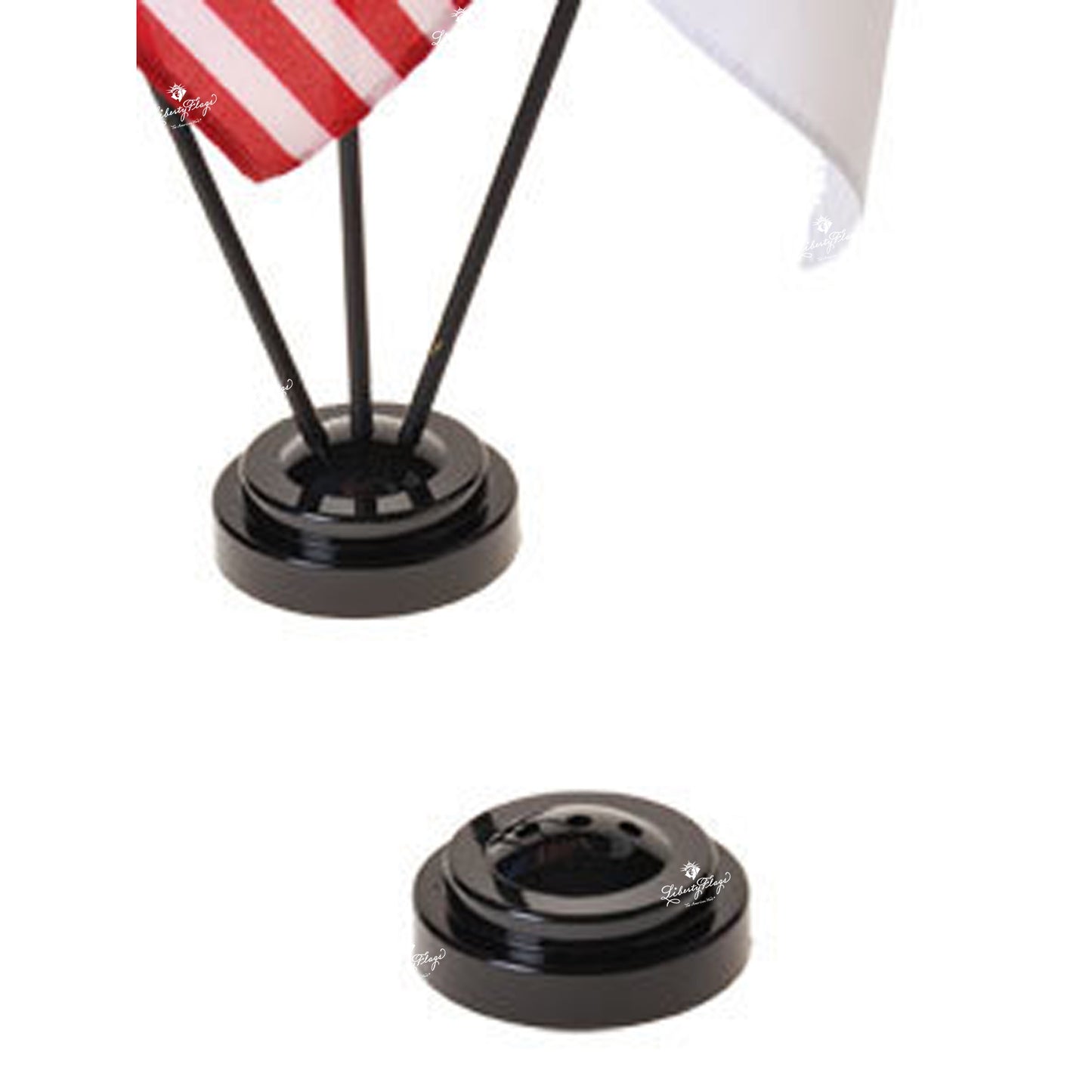 Display Bases for 4"x6" Flags - 1 to 7 Capacity