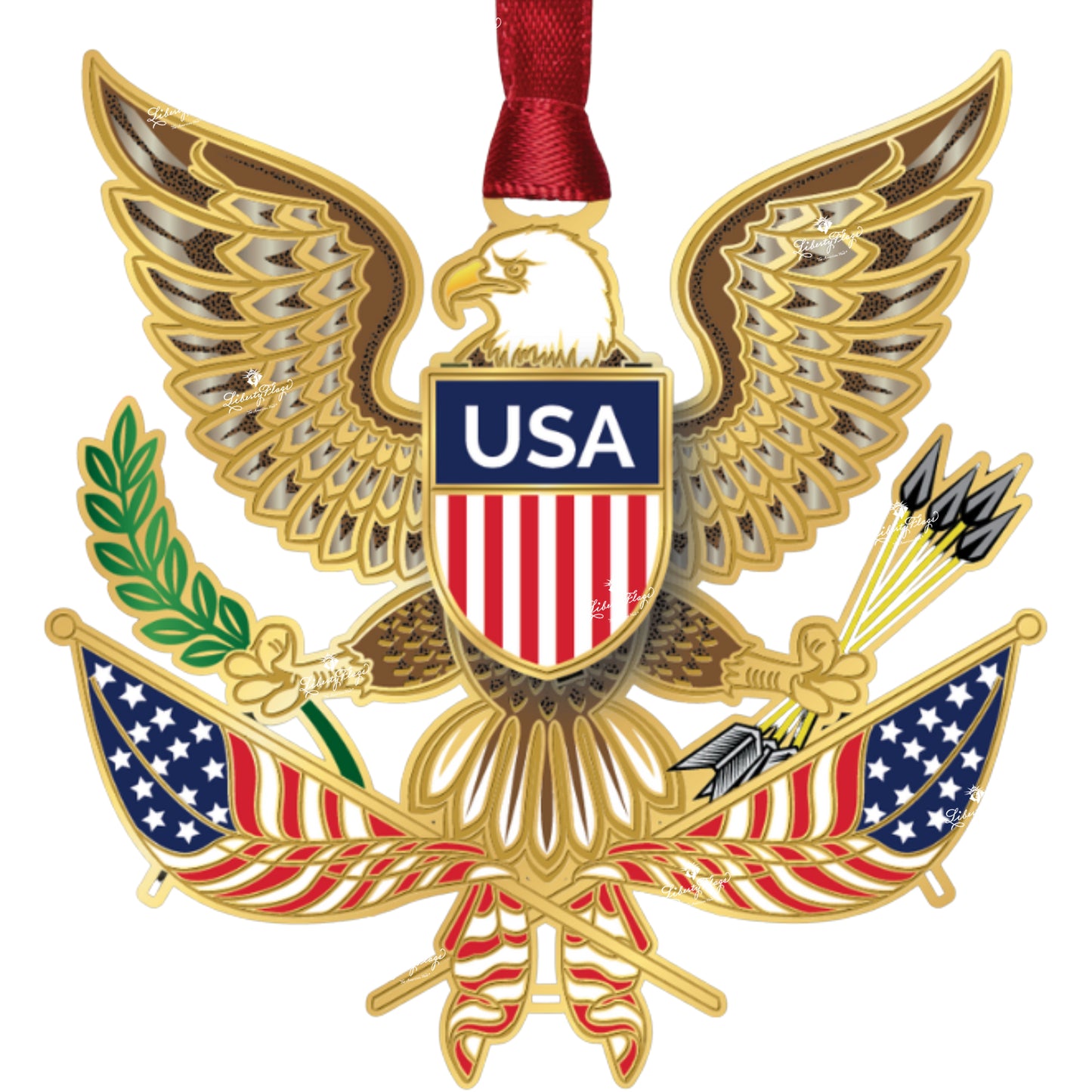 U.S.A. Eagle Ornament