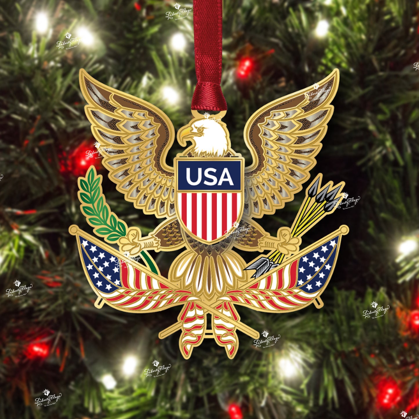 U.S.A. Eagle Ornament