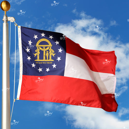 Georgia Polyester Outdoor State Flags