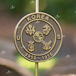 Grave Markers - Flag Holders - Korea 1950-1955