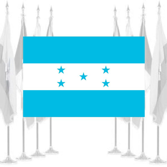 100% American-made Honduras Ceremonial flags