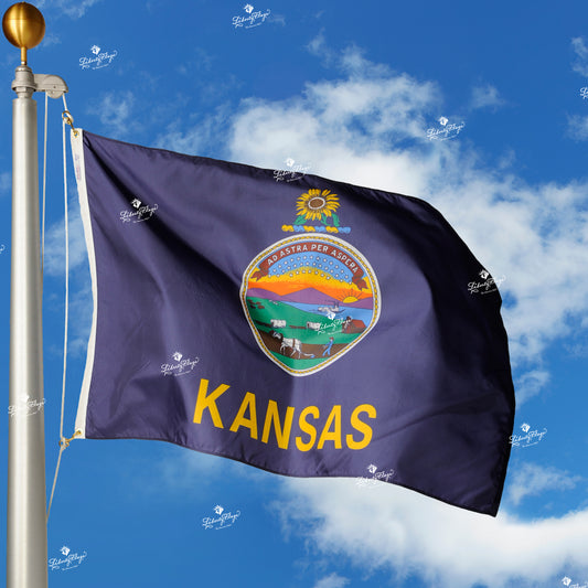 Kansas Polyester Outdoor Flags