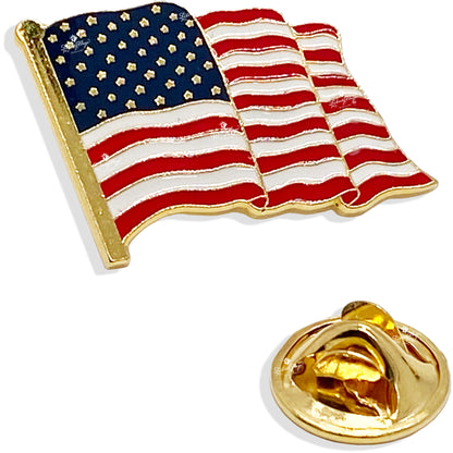 American Flag Lapel Pins, Complete Set