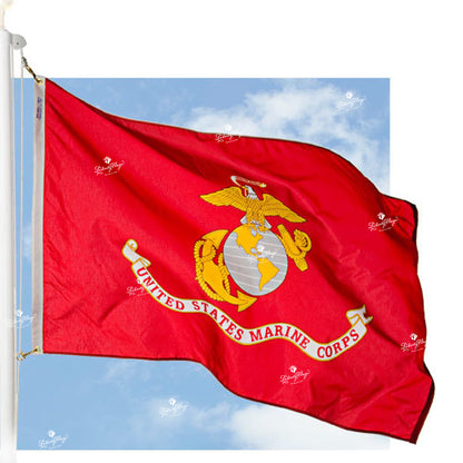 Military Nylon Outdoor Flags -  Set of 5 flags only