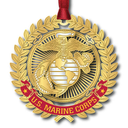 Marine Corps Filigree Ornament